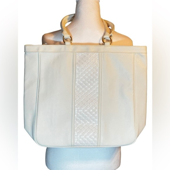 Estee Lauder Faux Leather Tote Bag - Picture 1 of 6